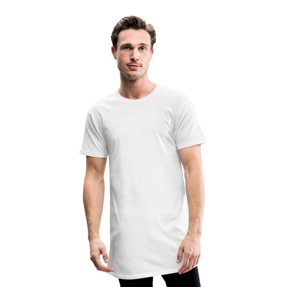 T-shirt long Homme - blanc
