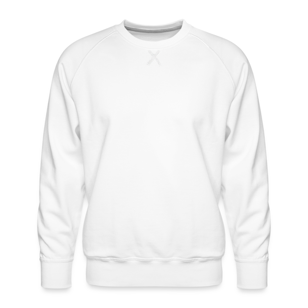 Sweat ras-du-cou Premium Homme - blanc