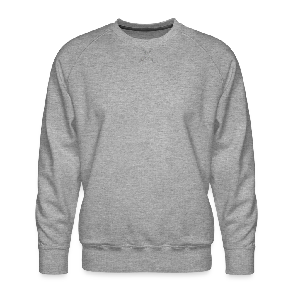Sweat ras-du-cou Premium Homme - gris chiné