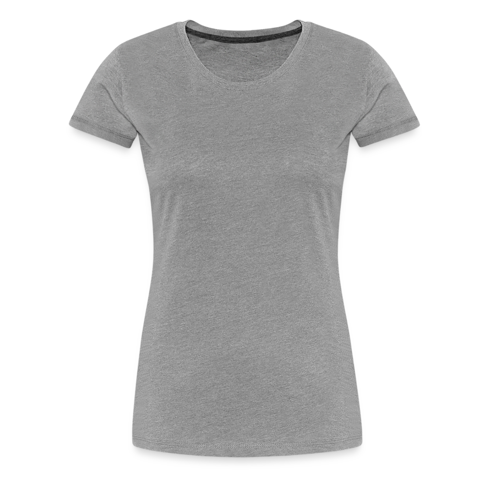 T-shirt Premium Femme - gris chiné