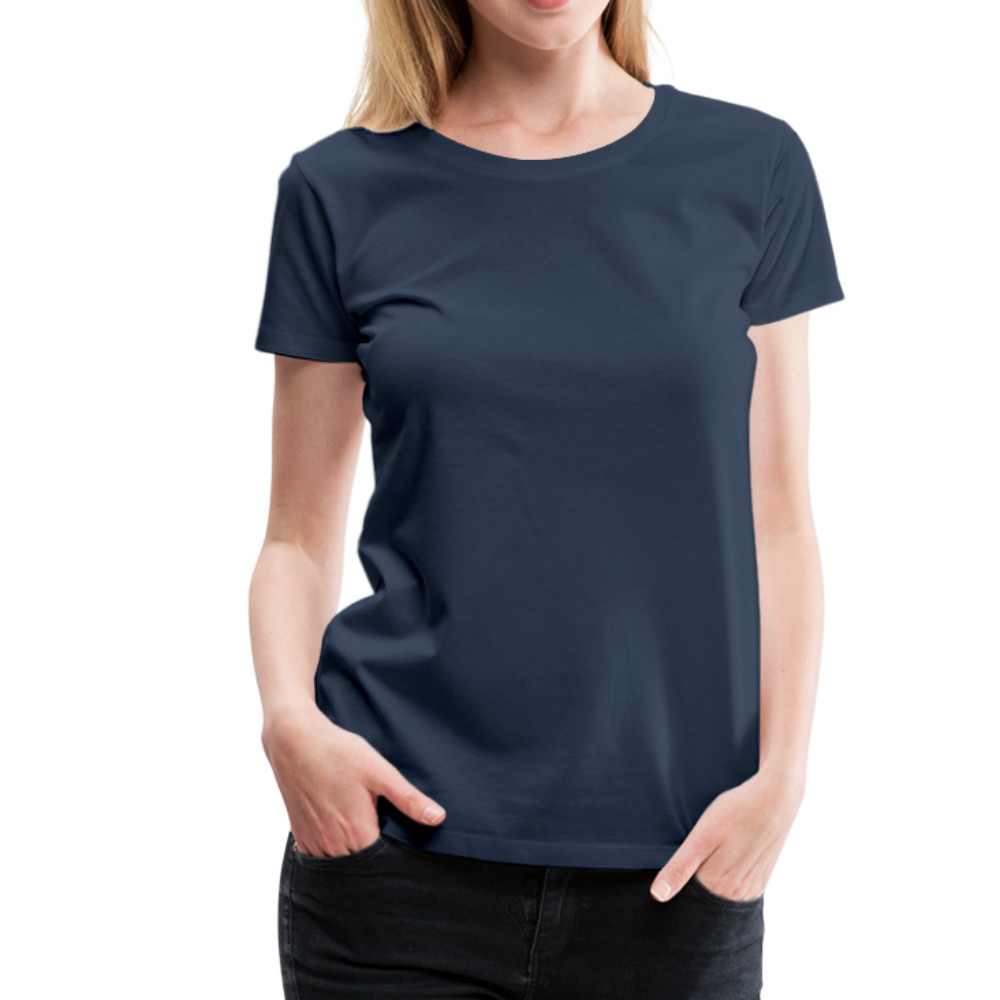 T-shirt Premium Femme - bleu marine