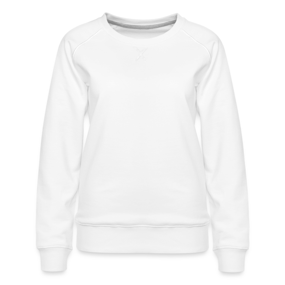 Sweat ras-du-cou Premium Femme - blanc