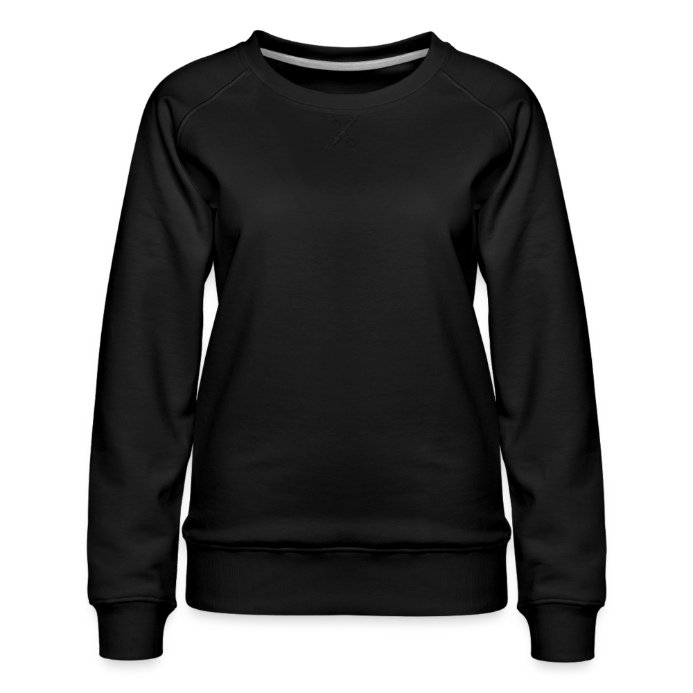 Sweat ras-du-cou Premium Femme - noir