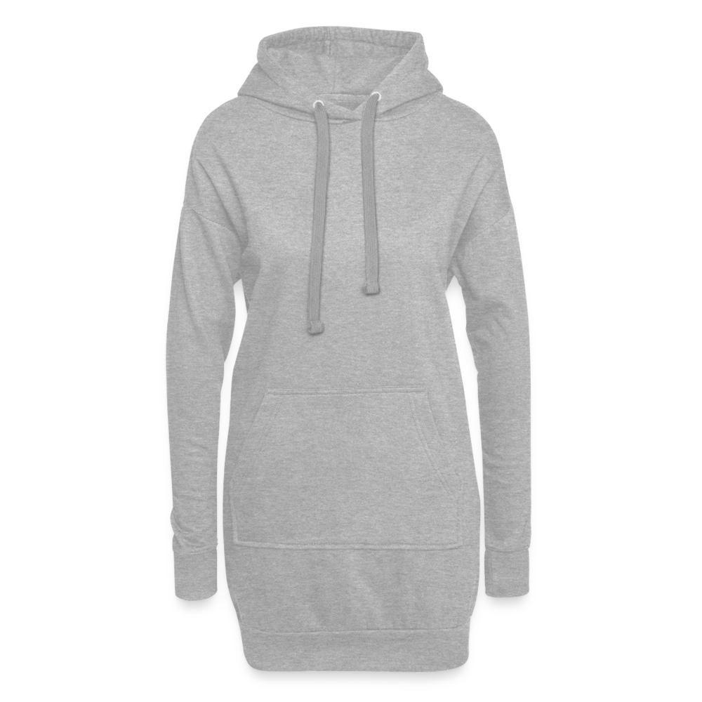 Sweat-shirt à capuche long Femme - gris chiné