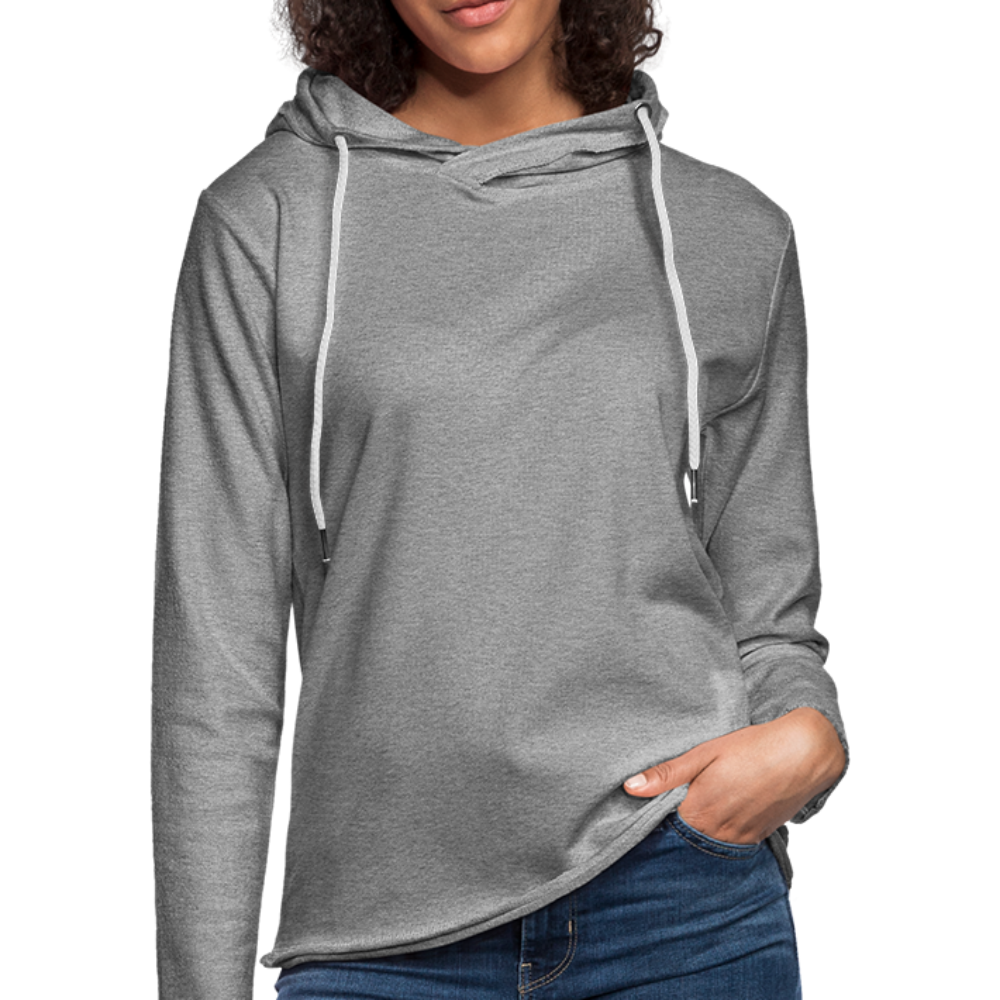 Sweat-shirt à capuche léger unisexe - gris chiné