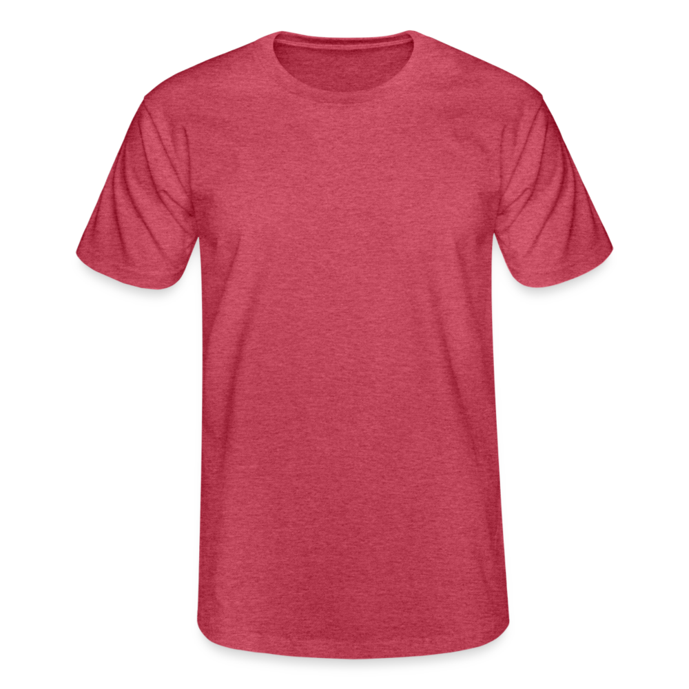 T-shirt Homme Fruit of the Loom - rouge chiné