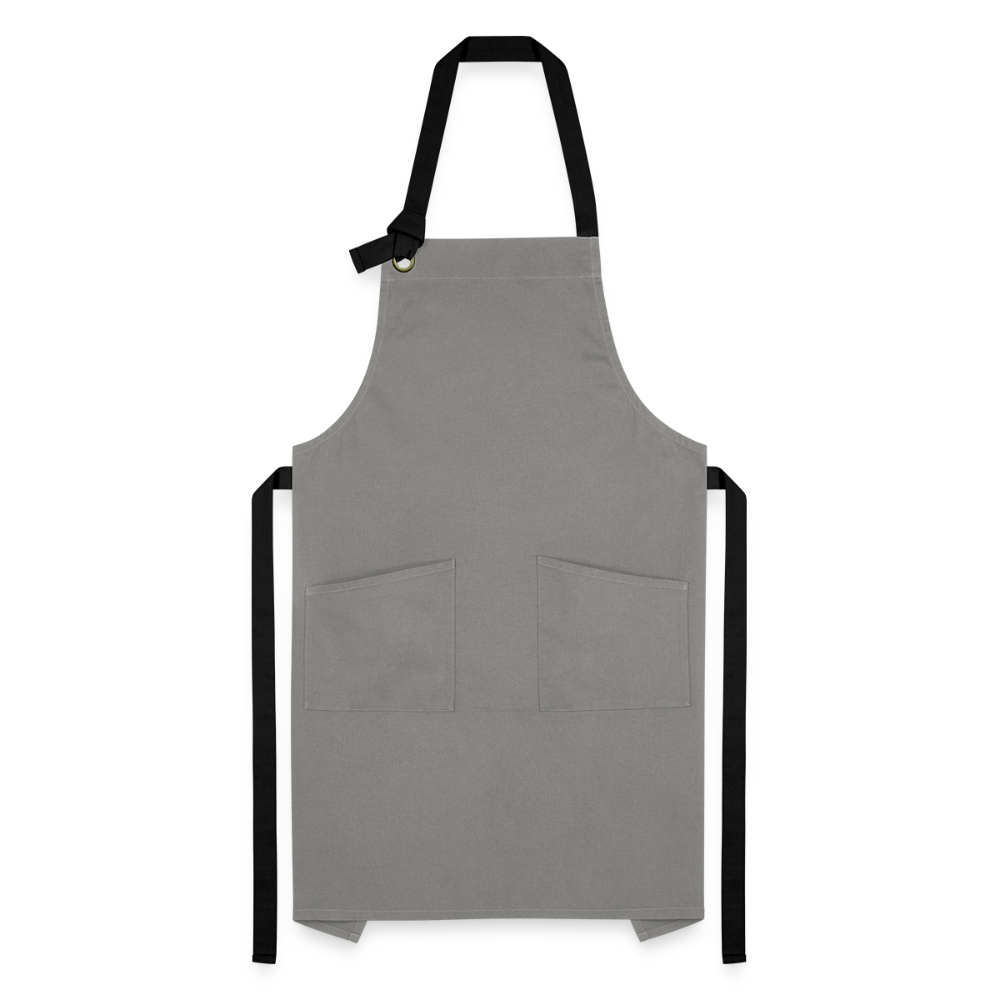 Tablier contrasté - gris/noir