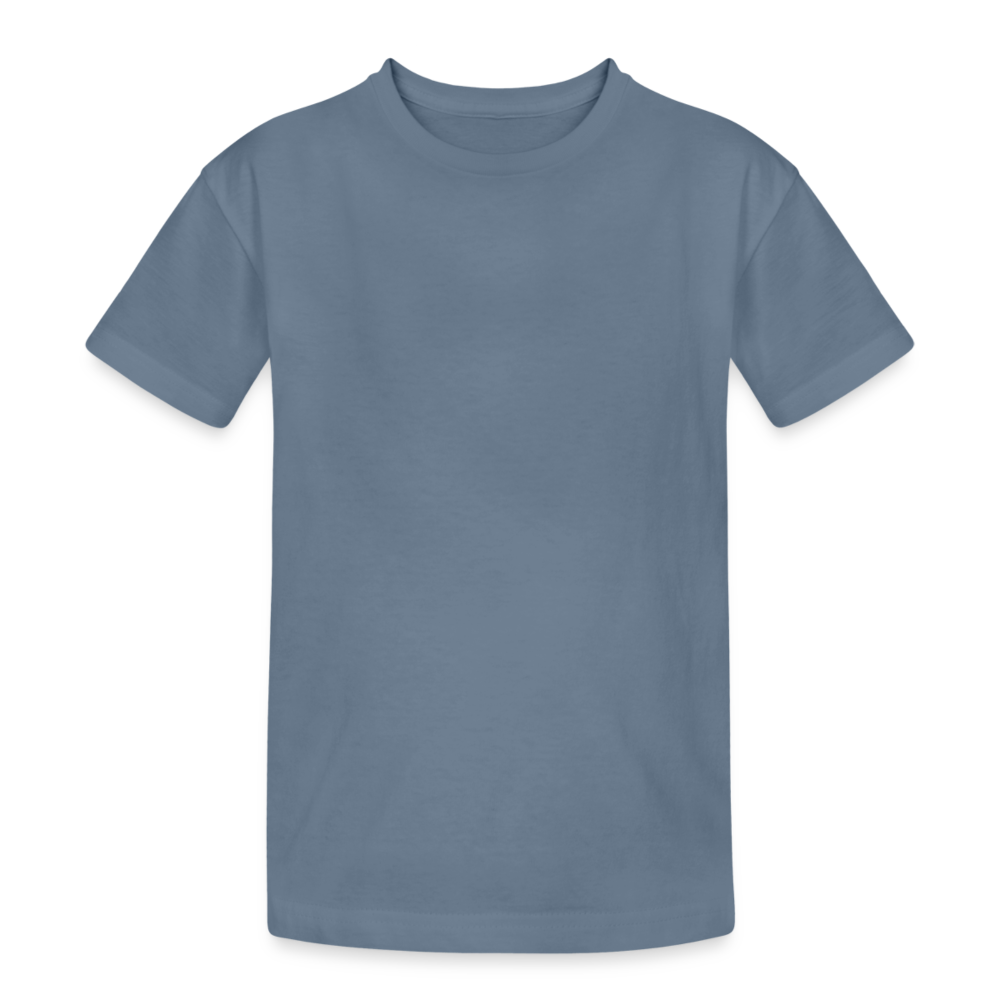 T-shirt coton épais enfant - gris bleu