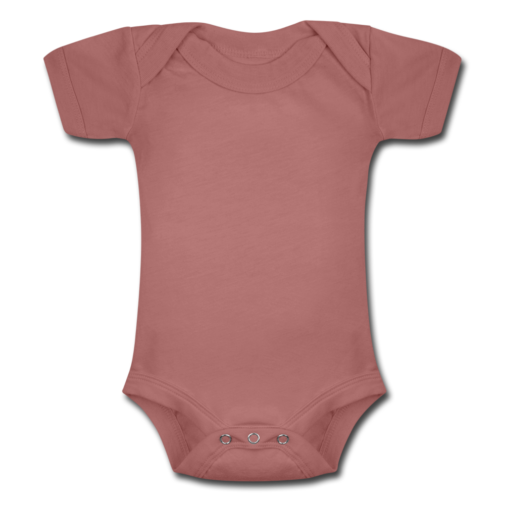 Body Bébé chiné à manches courtes - mauve