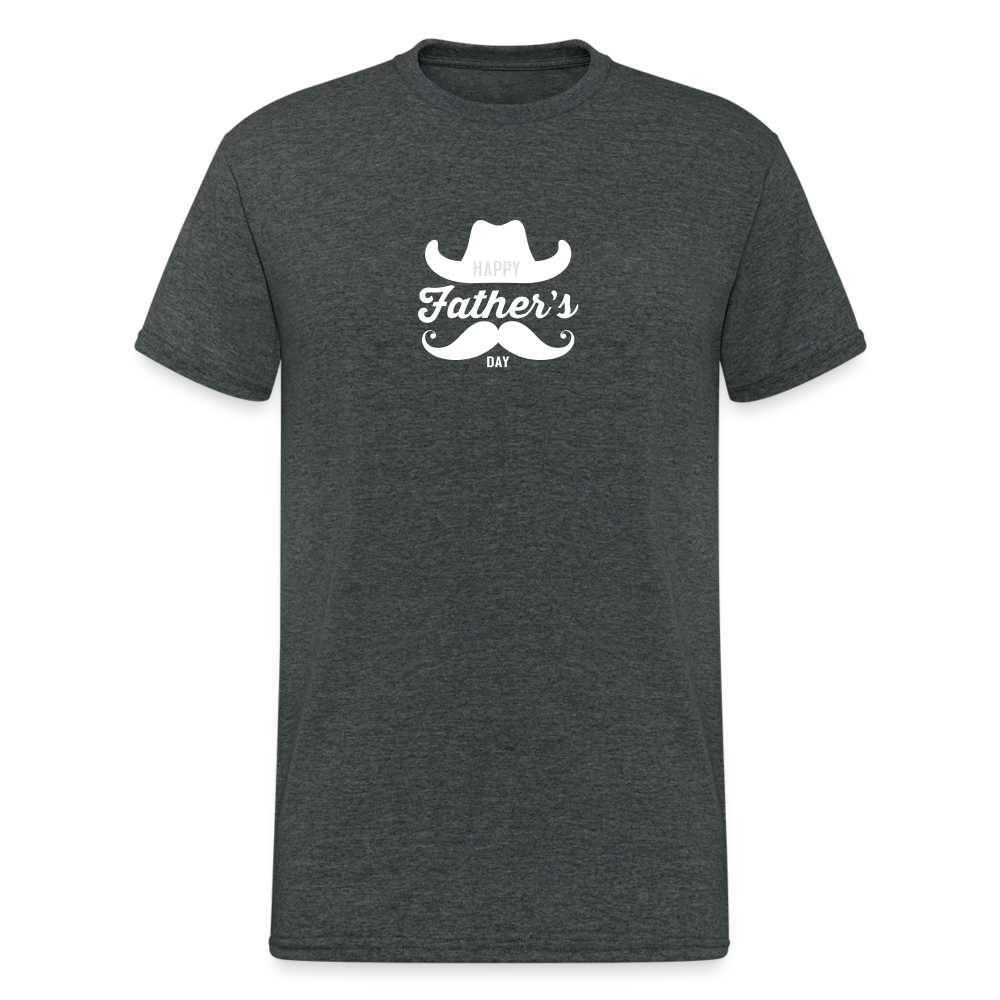 T-shirt Gildan épais homme - gris foncé chiné