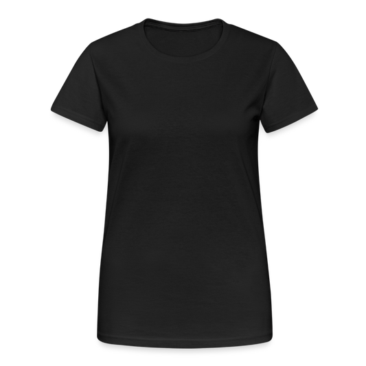 T-shirt Gildan épais femme - noir