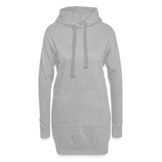 Sweat-shirt à capuche long Femme - gris chiné