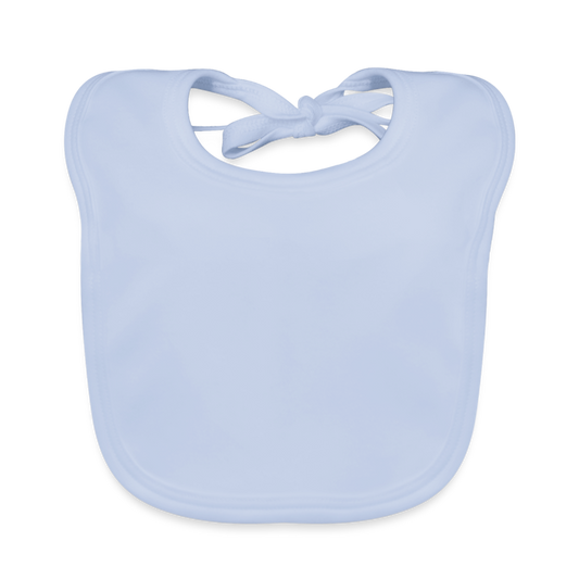 Bavoir bio Bébé - bleu ciel
