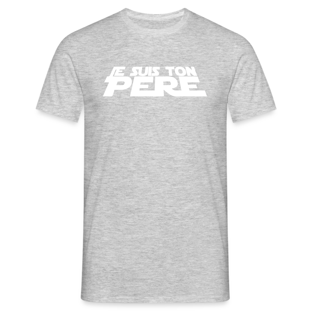 T-shirt Homme - gris chiné